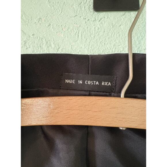 Men's Fialdini 46L Pure Wool Black Tuxedo Coat Jacket Satin 45" Chest 36” Length - Picture 6 of 6